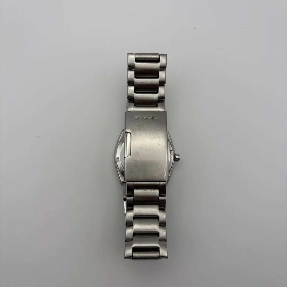 Women's Fossil Watch Stainless Steel Watch Silver Brown Two Tone Date Quartz